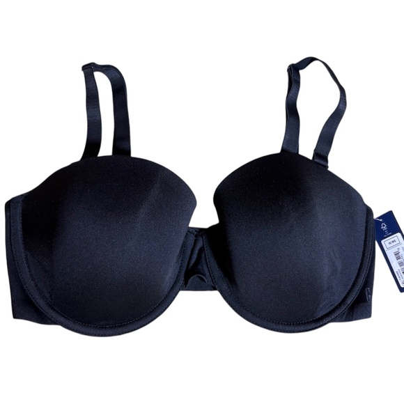GapBody Black Bra, Everyday Multiway, Smooth, Removable Straps, 32DD, Nwt - Picture 1 of 13